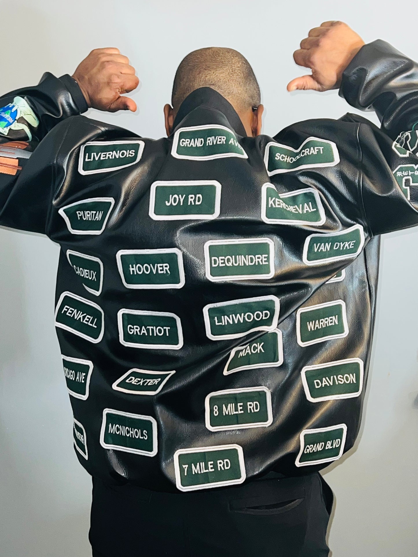 DRE Detroit Streets Leather Jacket (Black)