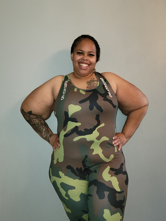 Respected Yoga One Piece Shorts or Leggings (Camo)