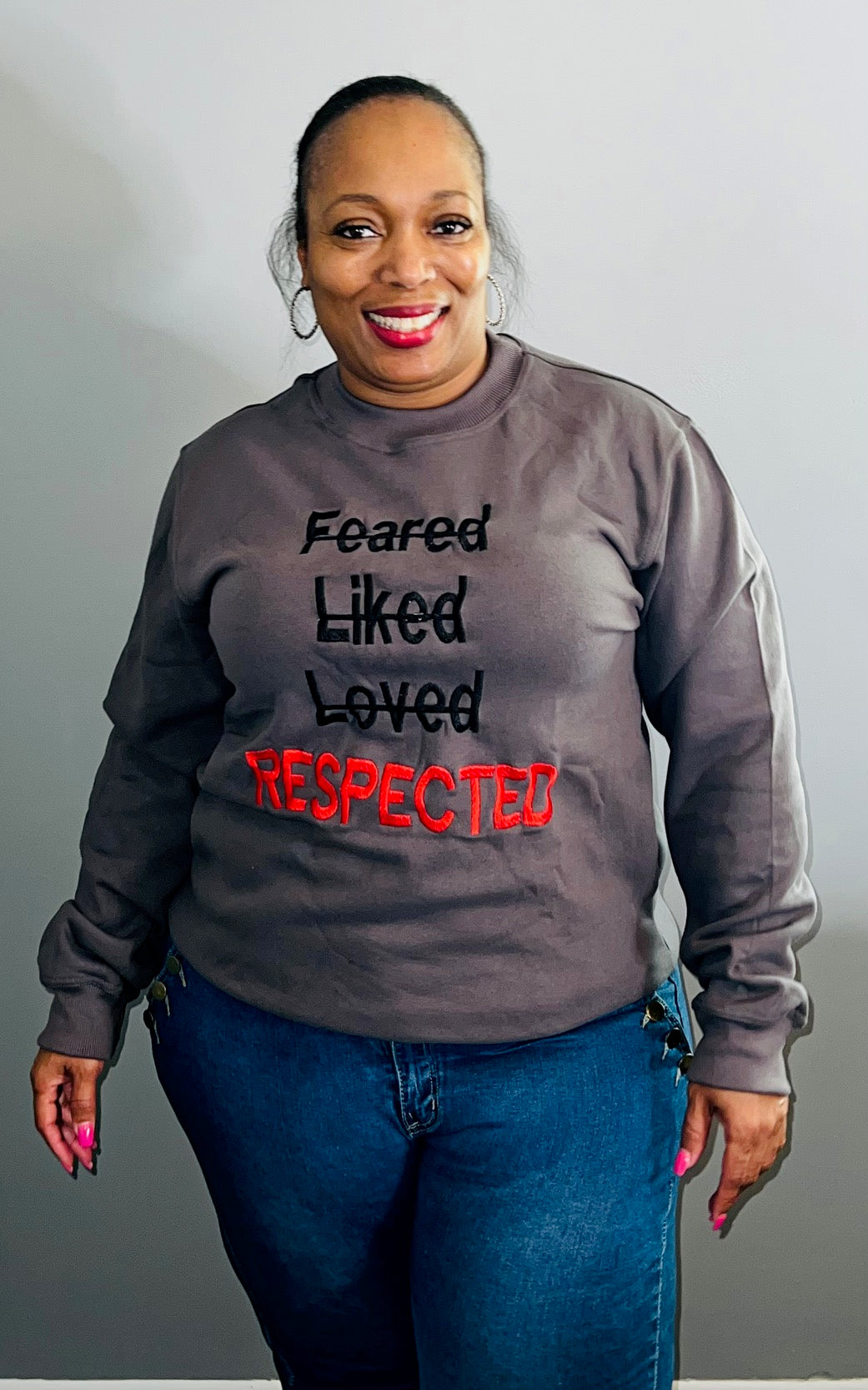 Feared to Respected Hoodie (Gray)