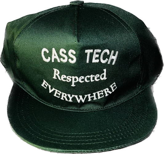 Cass Tech Snapback Green w/ White Letters