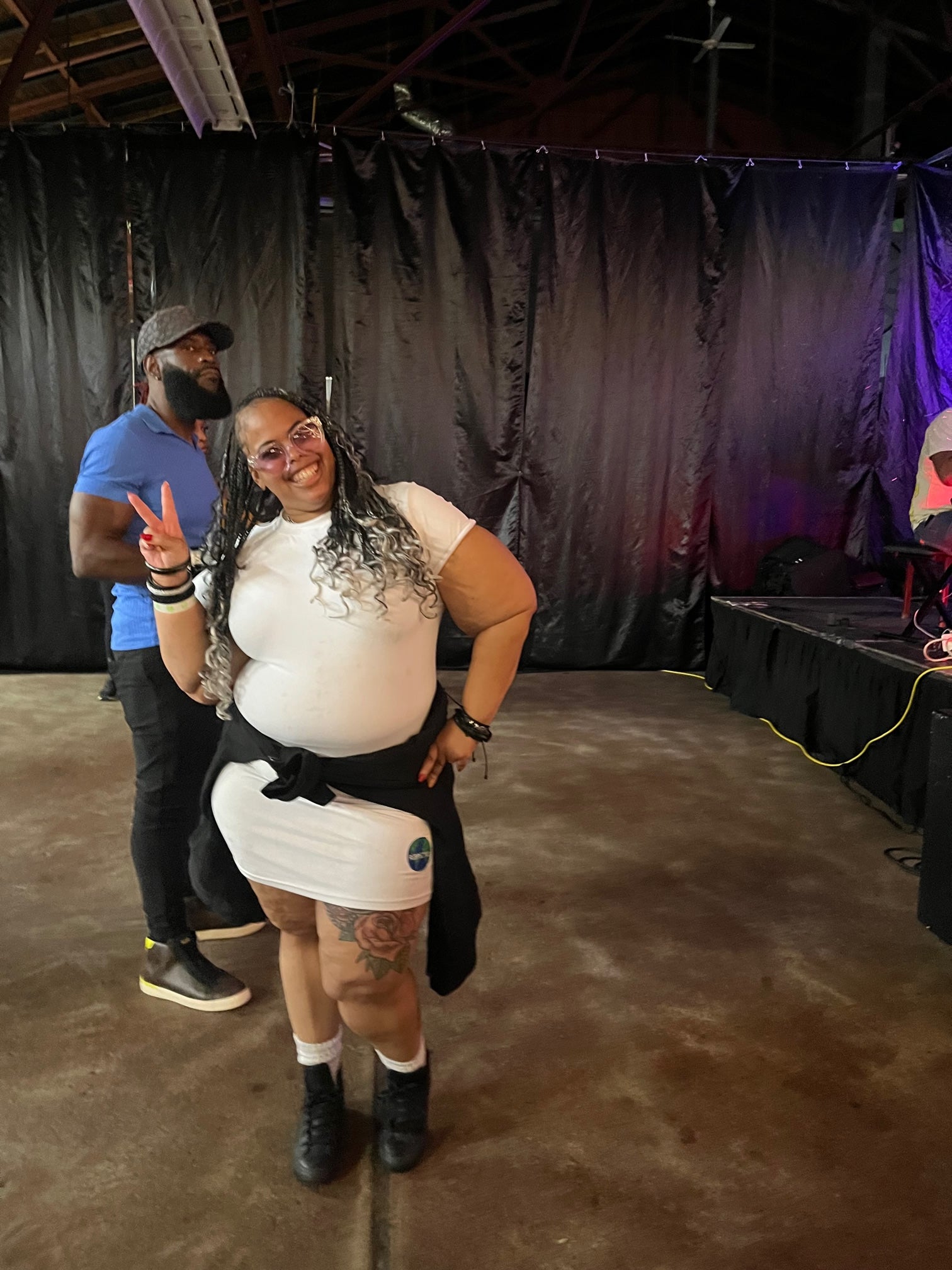 Fitted T-shirt Dress (White) Respected Everywhere Fitted T-shirt Dress (White) Respected Everywhere