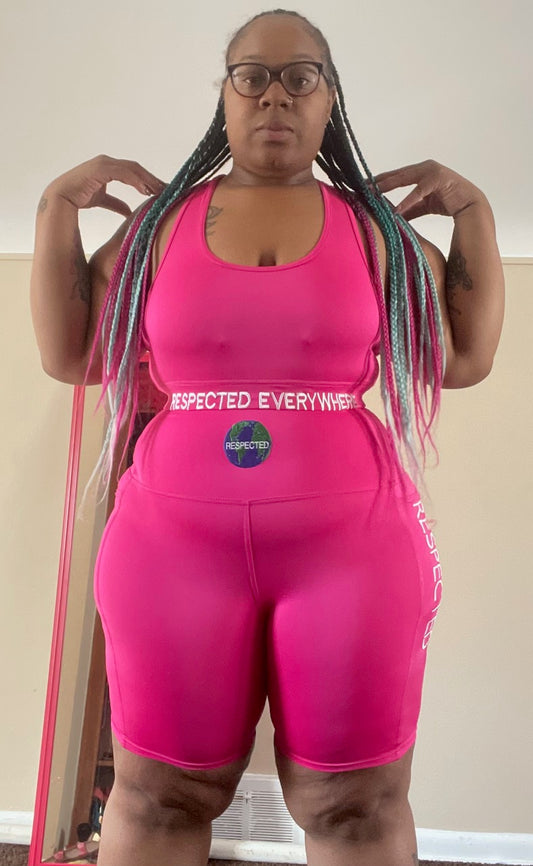 Respected Yoga Shorts or Leggings (Pink)