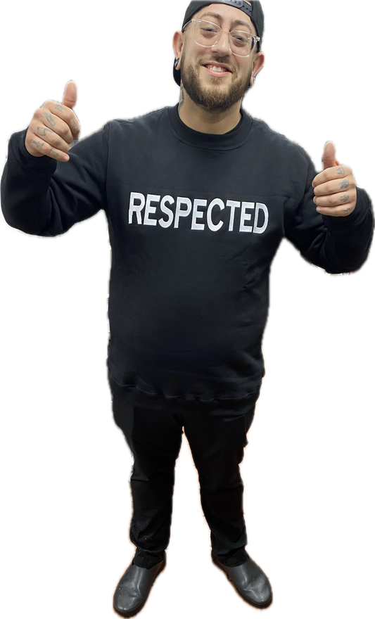 Respected Crew Neck Sweater (Black)